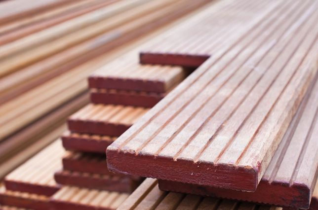 wooden decking boards