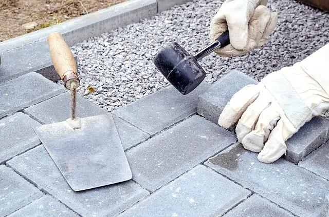 block paving driveway